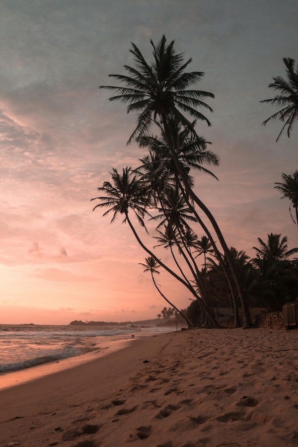 Sonnenuntergang in Sri Lanka